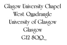 University Chapel Address